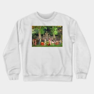 A Falperra Fountain (Vigo - Spain) Crewneck Sweatshirt